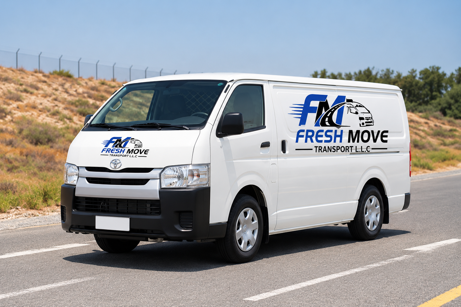 Fresh Move Transport refrigerated van and truck fleet in Dubai