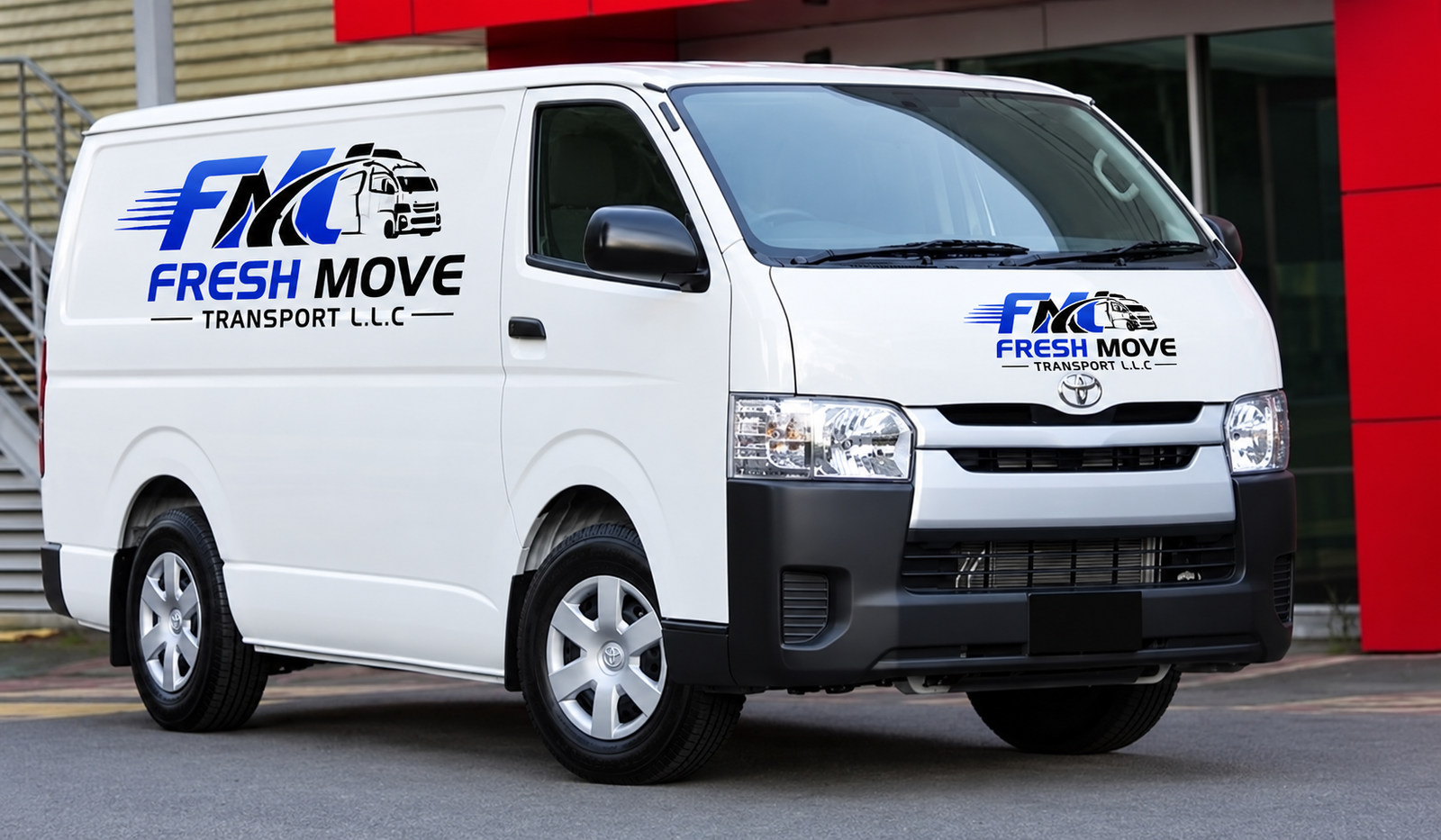 Fresh Move Transport refrigerated van and truck fleet in Dubai